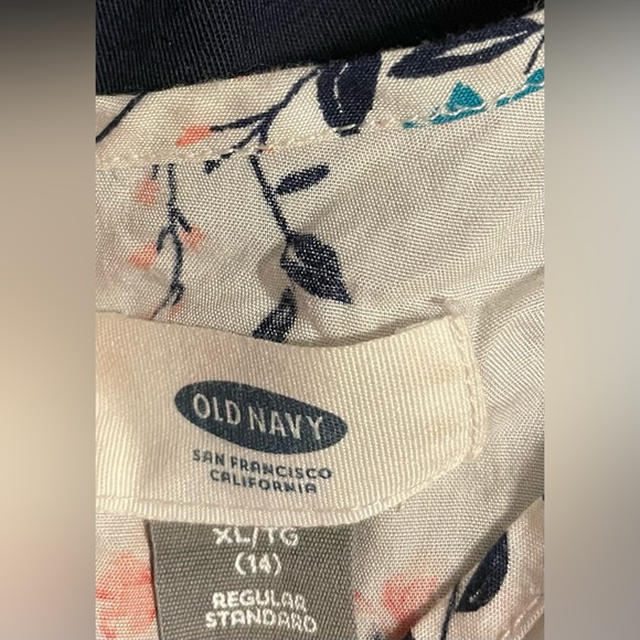 NEW OLD NAVY KIDS HALF-SLEEVE SHIRT SIZE 14 GIRLS - Picture 6 of 7